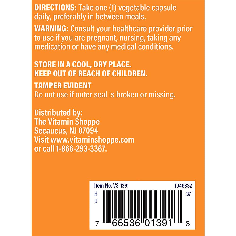 The Vitamin Shoppe L-Glutamine 500MG - Muscle Recovery, Gut Health & Immune Support, Free Form Amino Acid (300 Capsules)