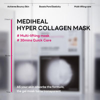 Thumbnail for Mediheal Hyper Collagen - Collagen Real Deep Mask, Overnight Firming & Hydrating Gel Mask, Pore Appearance Refining, Plumping & Elasticity Care, Korean Skincare (4ea)