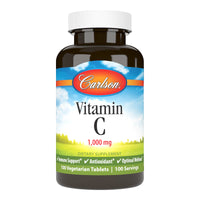 Thumbnail for Carlson - Vitamin C 1,000 mg, 100 Count