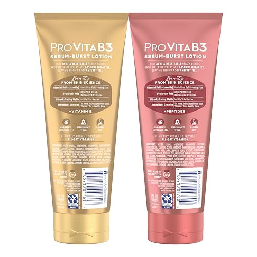 Vaseline Pro VitaB3 Skin Care Serum Burst for Healthy, Glowing Skin Luminous Glow & Supple & Soft 10x Antioxidant Power of Vitamin C with Vitamin B3, Hyaluronic Acid 7.5 fl oz 2Pk