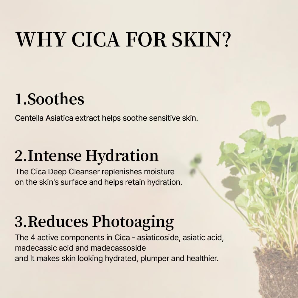 mixsoon Soondy Centella Asiatica Essence-Soothing, Calming and Hydrating for Face, Jeju Island Cica Extracts, Gentle Formula for Balanced, Healthy Skin 50ml / 1.69 fl.oz. Korean Glass Skin Care