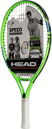 Thumbnail for HEAD Speed 19 Junior Pre-Strung Tennis Racquet, Lightweight Youth Tennis Racket for Kids & Beginners, Durable Aluminum Frame, Age 2-4, 19 inch, Green