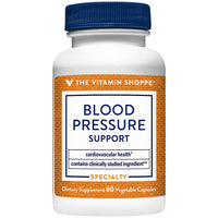 Thumbnail for The Vitamin Shoppe Blood Pressure Support - Cardiovascular Health Formula | Heart-Healthy Nutrients | 60 Capsules | Circulatory