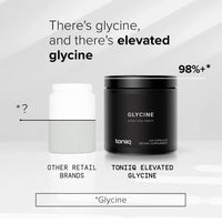 Thumbnail for Toniiq 1300mg Glycine Supplements - 4 Month Supply - Min. 98.5%+ Tested Purity - Ultra High Strength and Bioavailable Glycine Powder Supplement - 240 Vegetarian Glycine Capsules - 120 Servings