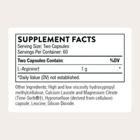 Thumbnail for THORNE - L-Arginine - Sustained-Release - Supports Heart Health, Nitric Oxide Production, Exercise Capacity & Optimal Blood Flow* - Third-Party Certified - Gluten, Dairy & Soy-Free - 120 Capsules