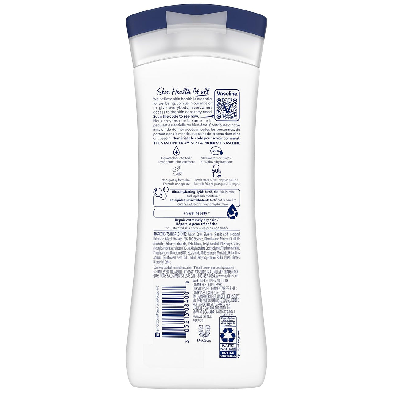 Vaseline Intensive Care Advanced Repair Fragrance Free Body Lotion 2-Pack 10 oz each