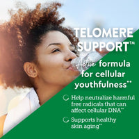 Thumbnail for Country Life Ageless Theory Telomere Support- Certified Vegan and Gluten Free - Anti Aging Supplement - 60 Capsules - Resvinol Grape Extract - Immune & Cardiovascular Support