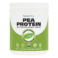 Thumbnail for NaturesPlus Organic Pea Protein - 1.1 lb - Plant-Based Drink Powder - Supports Energy, Recovery & Weight Management - Non-GMO, Sugar Free, Allergen Free, Gluten Free, Vegan - 25 Servings