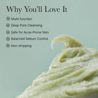 Thumbnail for Arencia Korean Rice Mochi Face Cleanser - Face Wash, Gentle Scrub All in One for Deep Cleansing, Moisturizing, Pore Minimizing, Acne-Prone Skin, Removing Blackhead with Rice Water & Green Tea