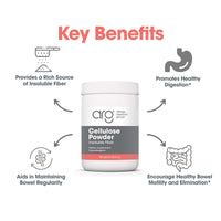 Thumbnail for Allergy Research Group Cellulose Powder - Microcrystalline Cellulose Powder, 2000mg Insoluble Fiber Supplement, Powdered Cellulose, Non-Fermentable, Hypoallergenic - 8.8 Oz