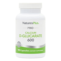 Thumbnail for NaturesPlus PRO Calcium D-Glucarate (CDG) 600 mg - 90 Capsules - Non-GMO, Vegan, Gluten Free, Soy Free - 90 Servings
