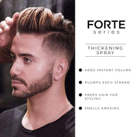 Thumbnail for Hair Thickening Spray by Forte Series | Men's Hair Volume Spray | Hair Volumizer with Biotin Peptide Complex | Pre-Styler Hair Thickener, Volumizer, and Spray Texture Pump, (4 oz)