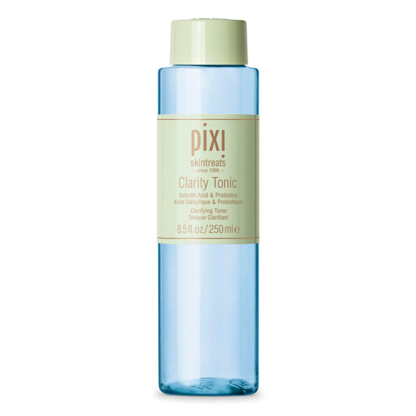 Pixi Beauty Clarity Tonic, AHA & BHA Toner | Minimize Pores, Promote A Clearer, Healthier Complexion, 250 ml