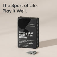 Thumbnail for Sports Research® Molecular Hydrogen Water Tablets - Fast Dissolve H2 Tablets with Magnesium - Hydrogen Water - Antioxidant Water Enhancer with Magnesium* - Unflavored, 60 Servings