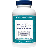 Thumbnail for The Vitamin Shoppe Certified Organic Flax Seed Oil 1,000MG, (240 Softgels)