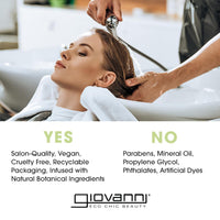 Thumbnail for GIOVANNI ECO CHIC Frizz Be Gone - Super Smoothing Anti-Frizz Hair Serum, Adds Shine, Seals in Color, Infused with Natural Botanical Ingredients, Salon Quality, No Parabens - 2.75 oz (1 Pack)