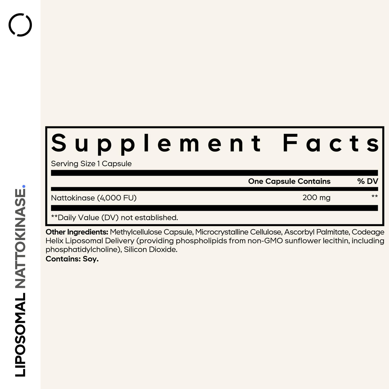 Codeage Liposomal Nattokinase Supplement – Nattokinase 4000 FU, Liposomal Delivery - Vegan, Non-GMO – 90 Capsules