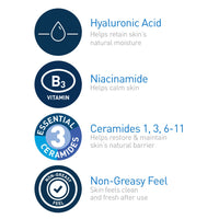 Thumbnail for CeraVe Hydrating Toner for Face Non-Alcoholic with Hyaluronic Acid, Niacinamide, and Ceramides for Sensitive Dry Skin, Fragrance-Free Non Comedogenic, Full Size, 6.8 Fl Oz