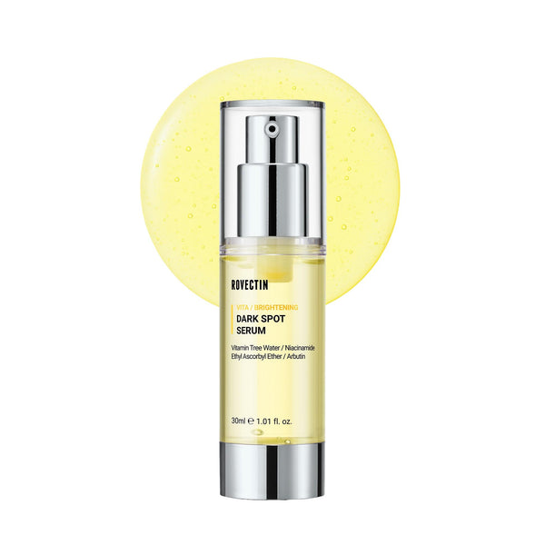 ROVECTIN Vita Dark Spot Correcting Serum – Brightening Vitamin C & Niacinamide Serum for Glowing, Even Skin Tone | Vegan & Gentle Formula for Sensitive Skin | 1.01 Fl Oz (30 ml)