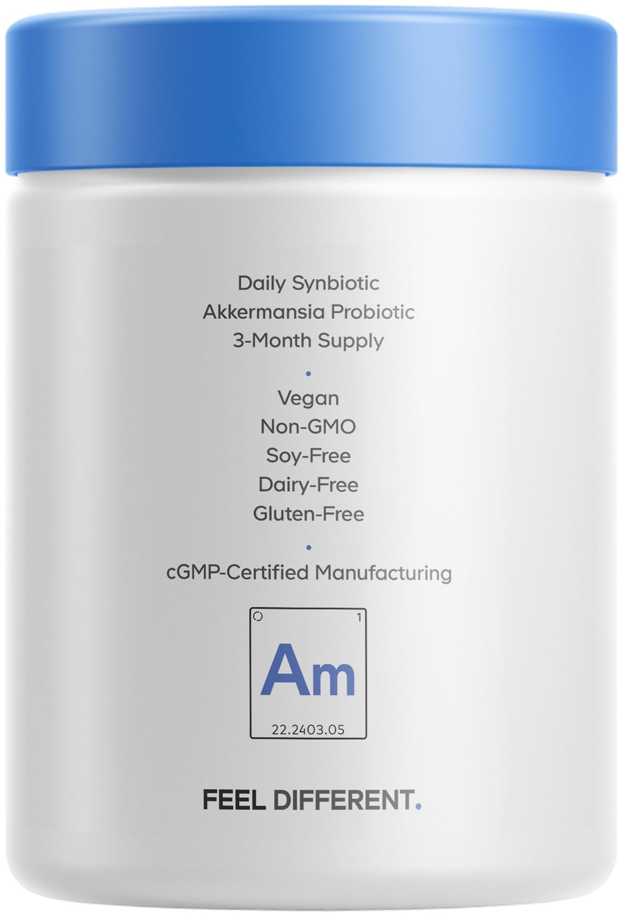 Codeage Akkermansia Muciniphila Probiotic Ultra - High-Potency 500M AFUs Akkermansia Probiotic Supplement - Enhanced Daily Probiotic & Prebiotic, Chicory Inulin - 3-Month Supply - 90 Capsules