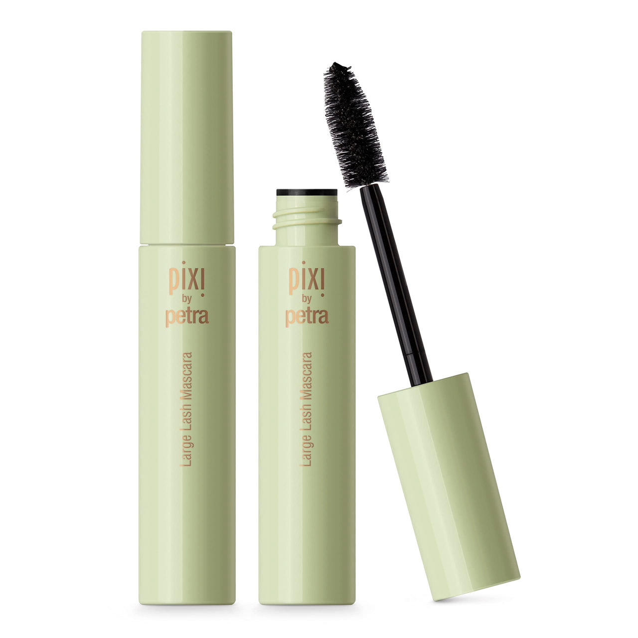 Pixi Large Lash Mascara | Extreme Volume Mascara with Vitamin E, Panthenol & Bamboo | False Lash Effect | Smudge-Proof & Water-Resistant | Ophthalmologist Tested | No.1 Bold Black | 0.4 fl oz/ 12ml