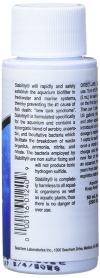 Thumbnail for Seachem Stability Fish Tank Stabilizer - For Freshwater and Marine Aquariums 50 ml