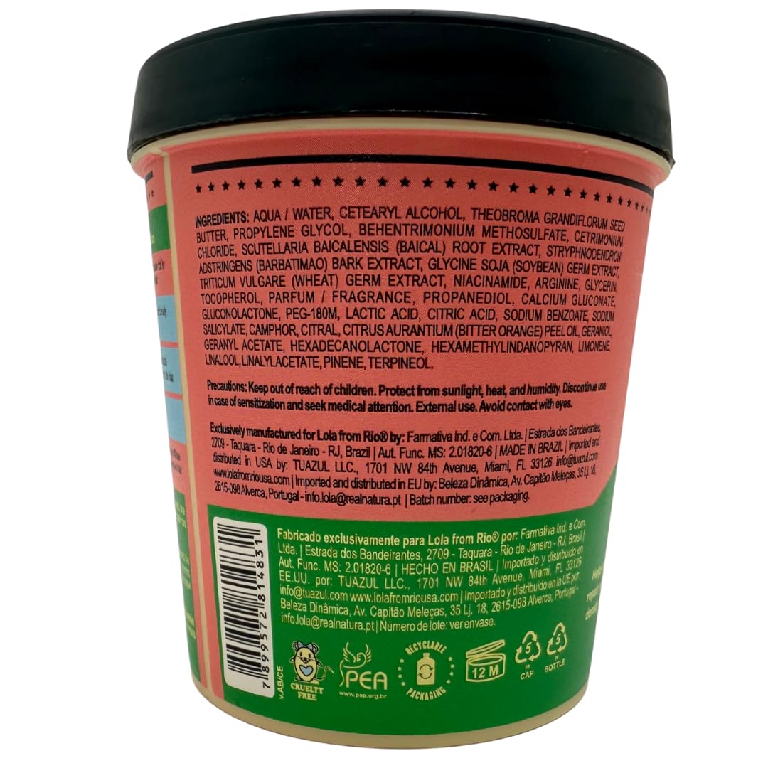 Lola From Rio Densidade Duo – Strengthening Hair Bundle with Deep Treatment Mask & Acidifying Cream – Boosts Density, Smooths, and Restores for Thinning, Damaged, or Chemically Treated Hair