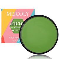Thumbnail for MEICOLY Light Green Face Body PaintGreen Face Paint for St Patricks Day Accessories, Halloween Witch Makeup Elphaba Costume,Hunting Hulk Camo Face Paint for Adults Kids