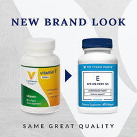 Thumbnail for The Vitamin Shoppe Vitamin E 1,000IU - Antioxidant Support for Skin Health & Immune Function, Daily Vitamin (60 Softgels)