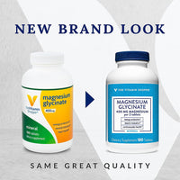 Thumbnail for The Vitamin Shoppe Magnesium Glycinate 400MG - High-Absorption Formula to Support Energy Production, Promote Muscle Relaxation, and Enhance Heart Health for Overall Wellness (180 Tablets)