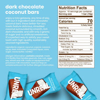 Thumbnail for UNREAL Dark Chocolate Coconut Bars (3 Value Size Bags) | Vegan, 3g Sugar, & 3 Simple Ingredients | Non-GMO, Gluten Free, & Fair Trade | 9.5oz each