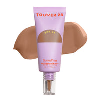 Thumbnail for Tower 28 SunnyDays SPF 30 Tinted Moisturizer - 2-in-1 Buildable Coverage Foundation + Mineral Sunscreen for Face - Zinc Oxide, Aloe & Prickly Pear for Sensitive Skin - 45 Tan/Neutral (1 oz)
