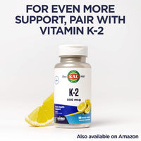 Thumbnail for KAL Vitamin D-3 1000 IU Chewable | Peppermint Flavor | Healthy Immune Function & Bone Support | 200 Chews, 200 Serv