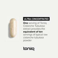 Thumbnail for Toniiq Cistanche Tubulosa Extract - Ultra High Potency 10:1 Extract with 50% Echinacoside & 10% Verbascoside - Highly Concentrated - Third-Party Lab Tested - 60 Capsules