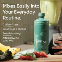 Thumbnail for Sports Research Organic MCT Oil - Keto & Vegan MCTs C8, C10, C12 from Coconuts - Fatty Acid Brain & Body Fuel, Non-GMO & Gluten Free - Flavorless Oil, Perfect in Coffee, Tea & Protein Shakes - 32 oz