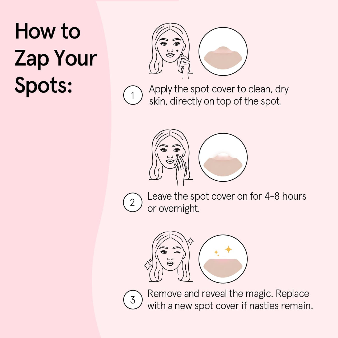 grace & stella Pimple Patches For Face - Hydrocolloid Acne Patches for Face - Dermatologist Tested, Vegan, Cruelty-Free Zit, Pimple Stickers (Feel-Good (72-Pack))