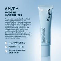 Thumbnail for Prequel Skin AM/PM Modern Moisturizer – Hydrating Face Cream with Peptides, Ceramides & Glycerin for Dry, Sensitive, or Combination Skin – Non-Greasy Moisturizer for Barrier Support