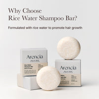 Thumbnail for ARENCIA Rice Water Shampoo Bar for Hair Growth & Strengthening, All Natural Formula with Biotin & Protein