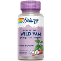 Thumbnail for SOLARAY Guaranteed Potency Wild Yam Root Extract Root Extract, Veg Cap (Btl-Plastic) 275mg | 60ct