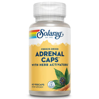 Thumbnail for SOLARAY Adrenal Caps, Freeze-Dried - Wellness Support Adrenal Cocktail with Herb Activators Eleuthero, Gotu Kola, Licorice and Clove - Lab Verified, 60-Day Guarantee - 30 Servings, 60 VegCaps
