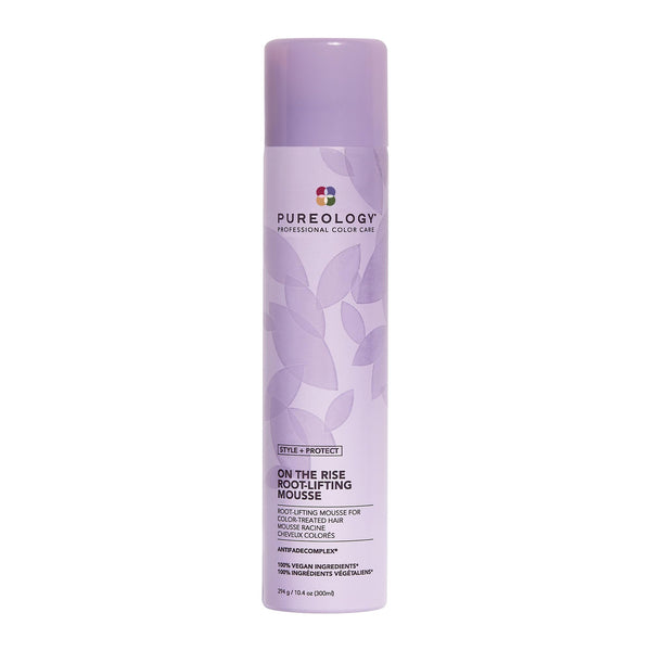 Pureology Style + Protect On The Rise Root Lifting Mousse | For Flat, Color-Treated Hair | Medium Control & Volume | Sulfate-Free | Vegan | Updated Packaging | 10.4 Oz. |