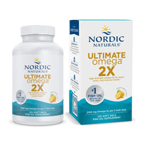 Thumbnail for Nordic Naturals Ultimate Omega 2X, Lemon Flavor - 120 Soft Gels - 2150 mg Omega-3 - High-Potency Fish Oil with EPA & DHA - Promotes Brain & Heart Health - Non-GMO - 60 Servings