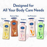 Thumbnail for Vaseline Healthy Bright Sun Protection Body Lotion SPF 30 400 ml, Daily Moisturizer for Dry Skin, Gives Non-Greasy Glowing Skin - For Men & Women