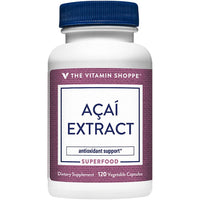 Thumbnail for The Vitamin Shoppe Acai Extract, A Powerful Antioxidant Superfood for Cellular Health (120 Veggie Capsules)