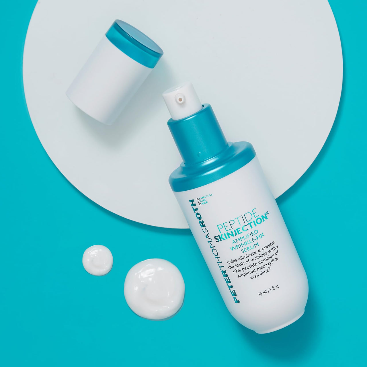 Peter Thomas Roth | Peptide Skinjection™ Amplified Wrinkle-Fix Serum, Clinically Proven Refillable Serum for Anti-Aging and Loss of Firmness, Matrixyl and Argireline, For All Skin Types