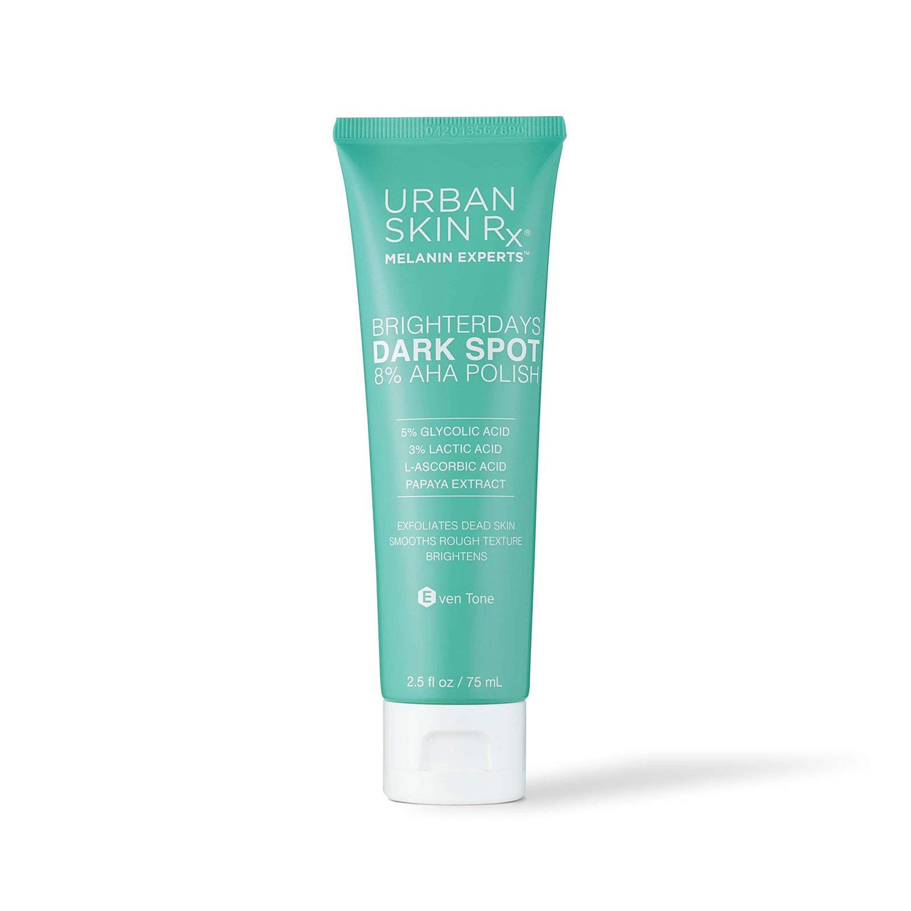 BrighterDays Dark Spot Facial Scrub + Treatment Mask, USRx®, Exfoliate, Smooth and Brighten the Look of Uneven Skin Tone, 8% Alpha Hydroxy Acids, Formulated with Glycolic and Lactic Acid, 2.5 Oz