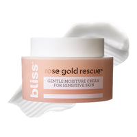 Thumbnail for Bliss Rose Gold Rescue Gentle Moisturizer for Sensitive Skin | Fragrance-Free, Calming Daily Hydration with Rose Water & Colloidal Gold| 1.7 oz