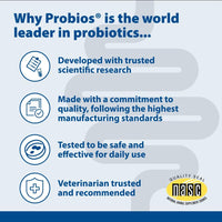 Thumbnail for Probios for Dogs Soft Chews, Probiotics for Dogs, Daily Supplement for Gut Health, Digestion & Immune Support, Medium & Large Breeds, 8.46oz