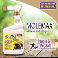 Thumbnail for Bonide MOLEMAX Mole & Vole Repellent, 32 oz Ready-to-Spray Animal Repellent for Gardens, People and Pet Safe