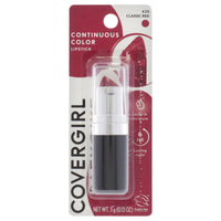 Thumbnail for COVERGIRL Continuous Color Lipstick Classic Red 435, .13 oz (packaging may vary)